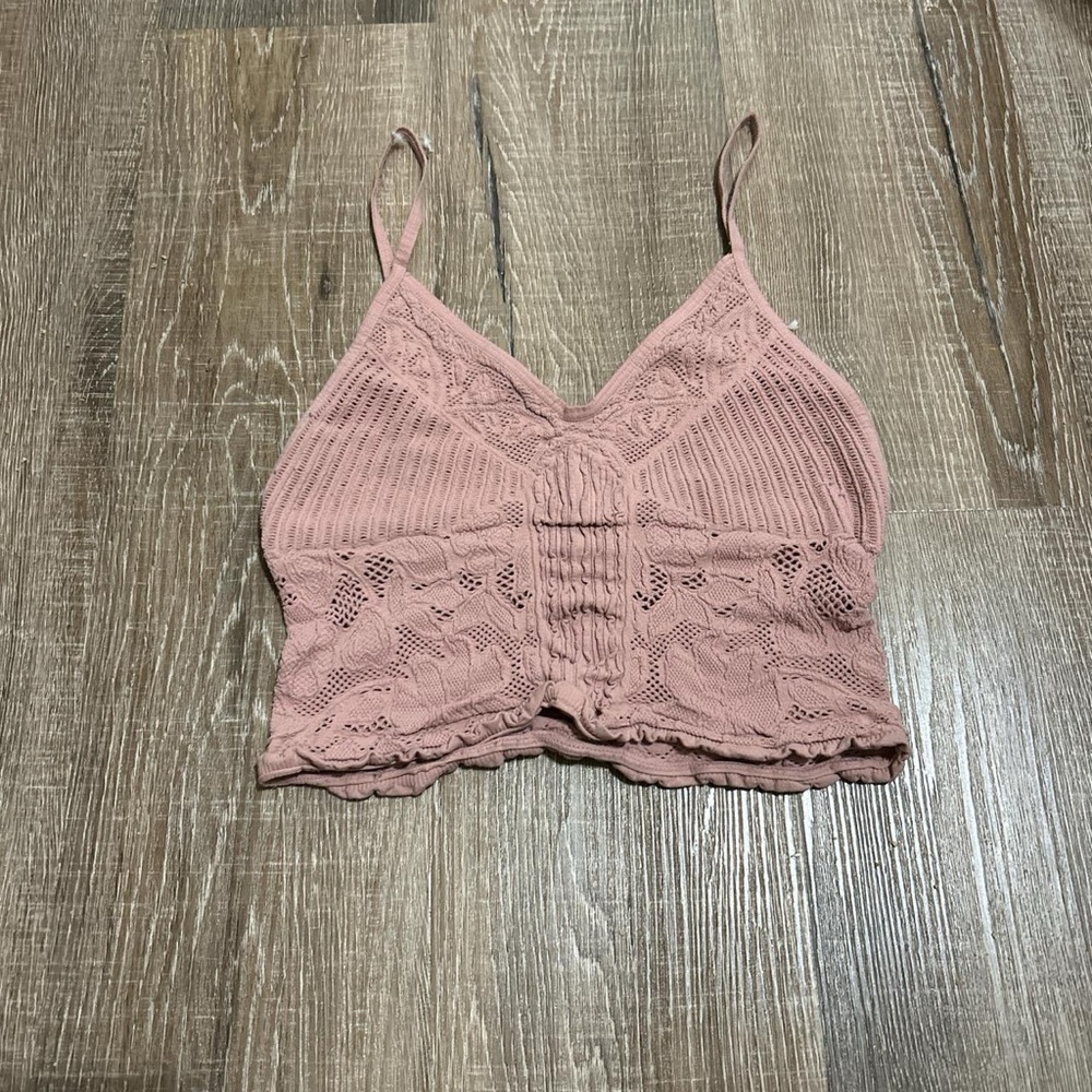 Pink Lace Bralette